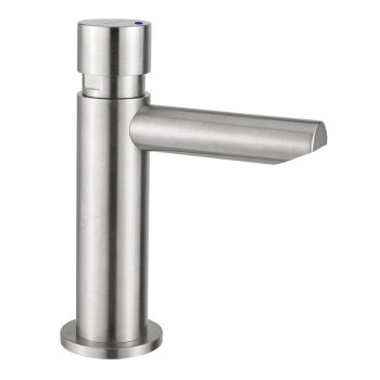 Timed washbasin tap INOX 08410 Idral | 5 l/min