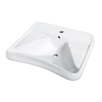 EASY ergonomic ceramic washbasin series, with overflow
