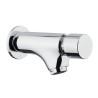 Grifo temporizado colección MODERN de pared para lavabo con pulsador