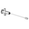 Grifo temporizado colección CLASSIC de pared para lavabo, con palanca de rodilla no desatornillable