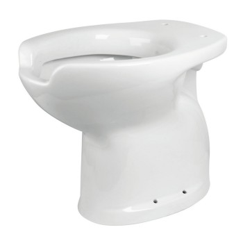 EASY ceramic toilet bowl H 49 cm, with front opening and floor drain