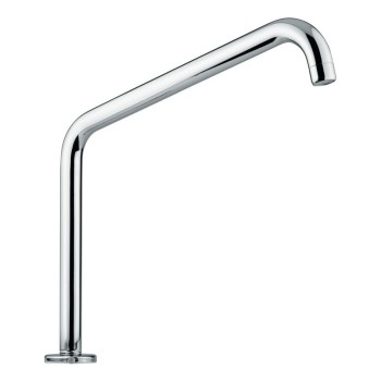 Chrome-plated brass swivel spout Idral 09430