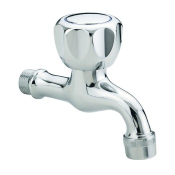 Idral 0160M12 chrome wall-mounted tap with aerator