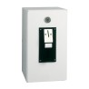 Single coin box for shower control