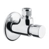 MODERN series wall mounted self closing shower tap with push button and wall supply