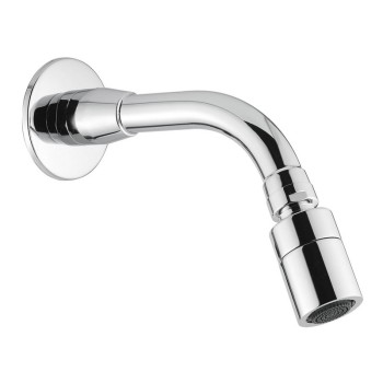 Vandal-proof chrome brass shower arm - Idral 09031