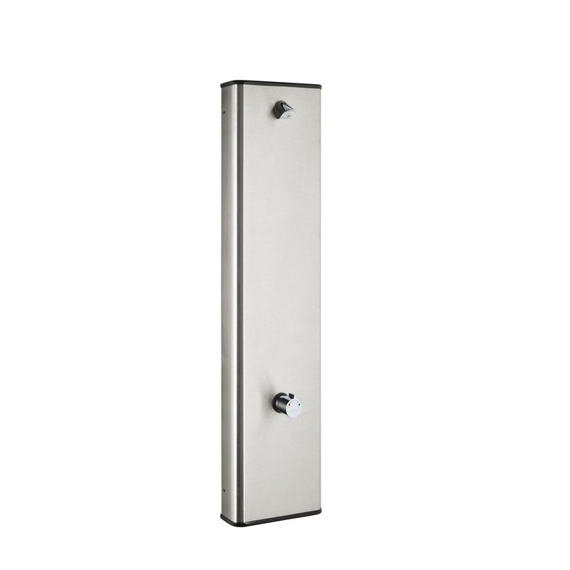 Stainless steel shower panel 908 with thermostatic mixer Idral Stainless steel shower panel 908 with thermostatic mixer Idral