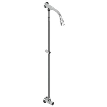 MODERN wall-mounted timed shower tap kit - Idral