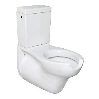 EASY ceramic wall-hung monobloc toilet 75 cm, with front opening