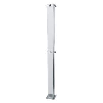 Stainless steel outdoor shower column 4 timer-controlled positions