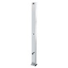Idral stainless steel outdoor shower column with tap and footwash basin