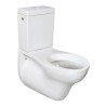 EASY series ceramic wall hung monoblock WC cm 75
