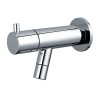 Stainless steel outdoor shower column with footwash | Idral