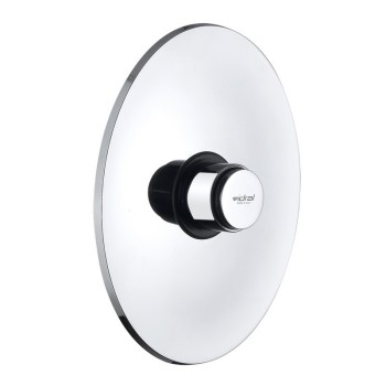 Grifo temporizado colección MODERN, fijación empotrada para inodoro 1" o 3/4", con pulsador