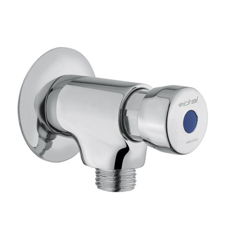 Grifo temporizado colección CLASSIC de pared para urinario, con pulsador, sin tubo