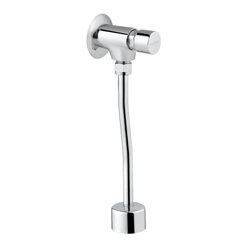 Grifo temporizado colección MODERN de pared para urinario con pulsador