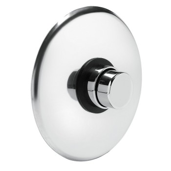 Grifo temporizado colección CLASSIC fijación empotrada de pared para urinario, con pulsador
