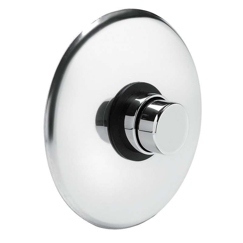 Grifo temporizado colección CLASSIC fijación empotrada de pared para urinario, con pulsador