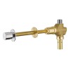 OLTREMURO series WC wall mounted self closing flush valve  with push button. For 200 mm (max) walls