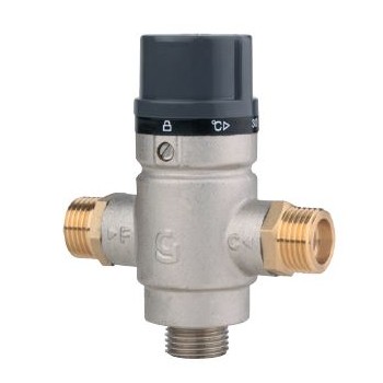 Idral thermostatic mixer 09028.1 - Chrome plated brass
