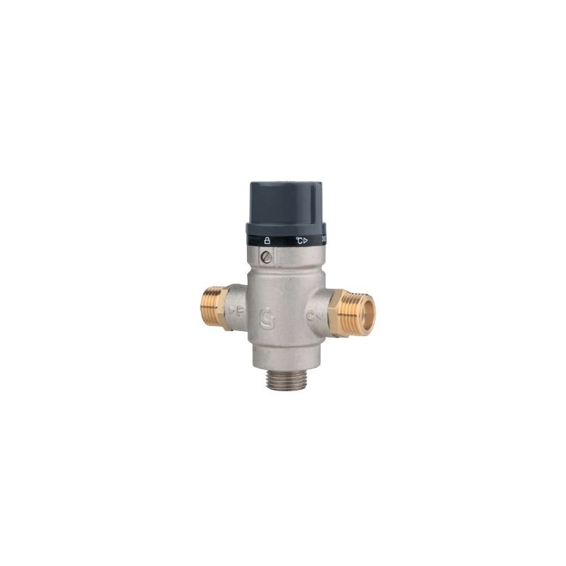 Idral thermostatic mixer 09028.1 - Chrome plated brass Idral thermostatic mixer 09028.1 - Chrome plated brass