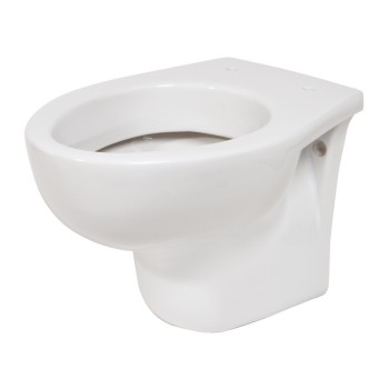 Wall-hung toilet bowl EASY ceramic series, length 54 cm, with open rim