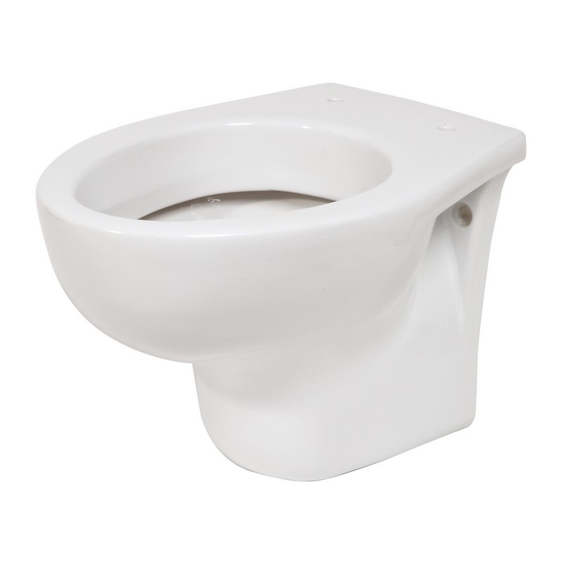Wall-hung toilet bowl EASY ceramic series, length 54 cm, with open rim Wall-hung toilet bowl EASY ceramic series, length 54 cm, with open rim