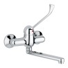 Wall-mounted single-lever mixer Idral 02400 with clinical lever