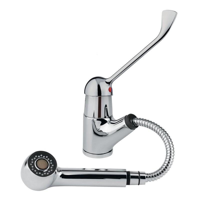 Idral kitchen mixer with pull-out spray and clinical lever Idral kitchen mixer with pull-out spray and clinical lever