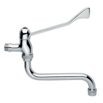 Wall-mounted washbasin tap with clinical lever Idral 02010/DC