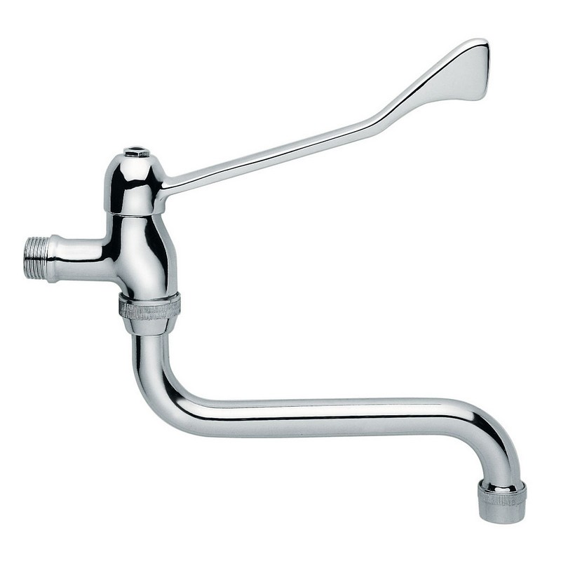 Wall-mounted washbasin tap with clinical lever Idral 02010/DC Wall-mounted washbasin tap with clinical lever Idral 02010/DC