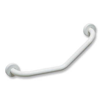 Corner grab bar 135° EASY Idral painted RAL 9010