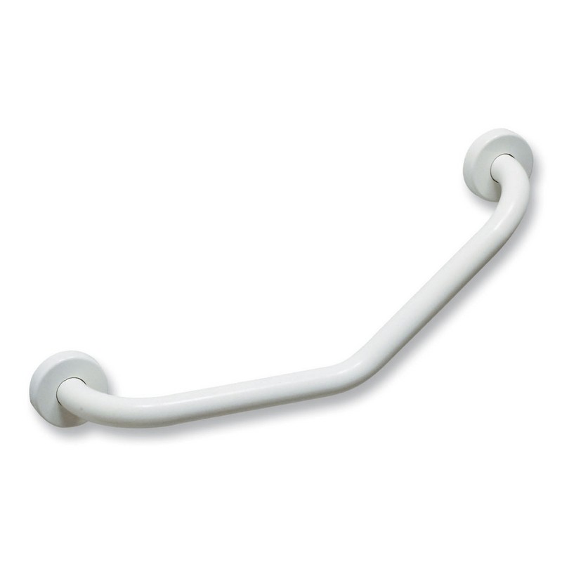 Corner grab bar 135° EASY Idral painted RAL 9010 Corner grab bar 135° EASY Idral painted RAL 9010