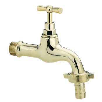 Hose-holder tap 1/2" bright yellow - Idral 0151G12