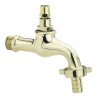 1/2“ heavy yellow polished hose fitting tap. Standard key headvalve