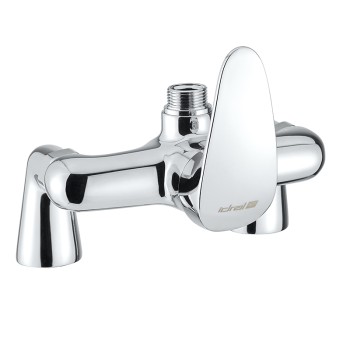Idral 09485 single-lever two-hole mixer in chrome-plated brass
