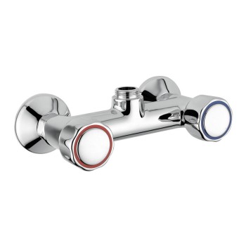 Wall Mixer with 3/4" Ceramic Disc Screws - Idral