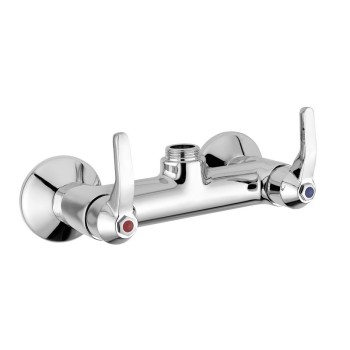 Wall-mounted Mixer with Levers and Ceramic Discs 09450/LDC Idral