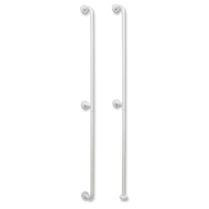 EASY series painted vertical grab bar wall/wall (PP) or wall/floor (PT) mounted