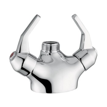 Idral 09442/LDC single-hole high-flow mixer with valves