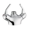 Single hole high flow mixer with ceramic disc headvalves and lever control 3/4“ male outlet