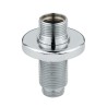 Deck mounted fixing base for pre-wash units and swivelling  spouts. 3/4“ male outlet