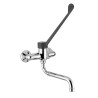 Wall-mounted single-lever mixer with swivel spout Idral 09488
