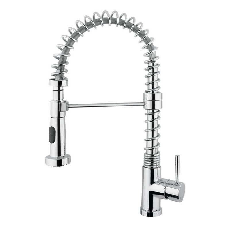 Einhand-Spültischmischer für Küche H 450 mm mit 2-Strahl-Brause und magnetischer Befestigung Einhand-Spültischmischer für Küche H 450 mm mit 2-Strahl-Brause und magnetischer Befestigung