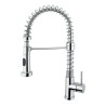 Einhand-Spültischmischer für Küche H 450 mm mit 2-Strahl-Brause und magnetischer Befestigung