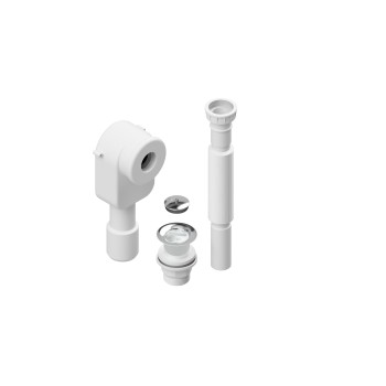 Washbasin waste and trap kit 1"1/4 - Idral 15407