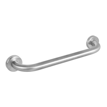 Linear grab bar EASY series in brushed stainless steel, various sizes