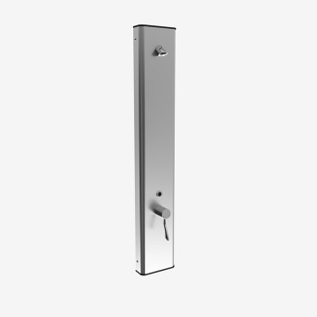 Shower Panel Inox AISI304 with thermostatic mixer