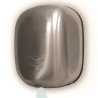 Stream Dry UV hand dryer with hot air, in satin stainless steel AISI 304, operated by infrared sensor