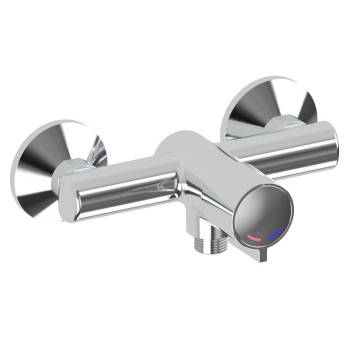 Miscelatore Temporizzato per Doccia a Parete 08137 Idral - Ottone